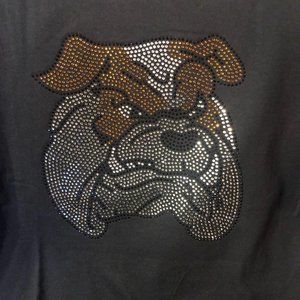 Mad Rhinestone Bulldog